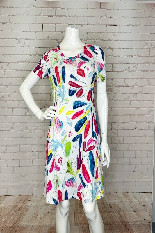 TROPICAL TRACE SS DRESS