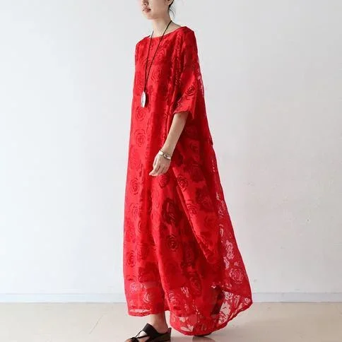 2017-spring-red-dresses-maxi-blossing-roses-chiffon-caftans-cotton-inside-layer-1