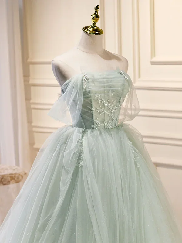 a-line-off-shoulder-tulle-green-long-prom-dresses-green-formal-dress-with-beading