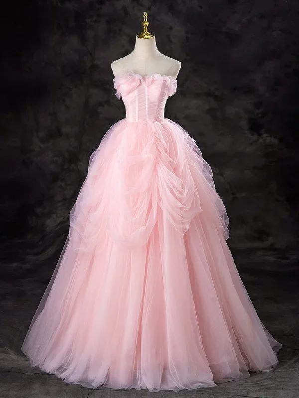 a-line-tulle-pink-long-prom-dress-pink-long-sweet-16-dress