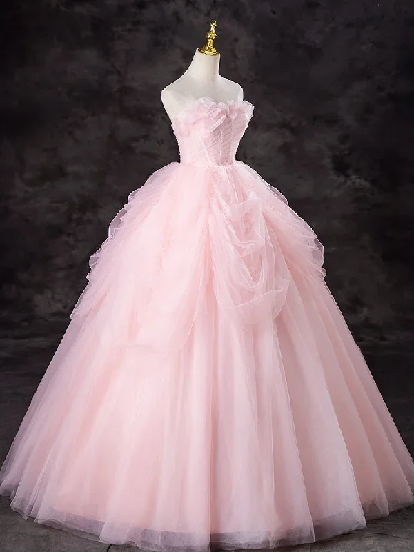 a-line-tulle-pink-long-prom-dress-pink-long-sweet-16-dress