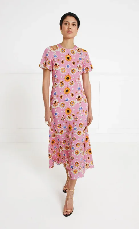 Alessandro Dress - Rose Pink