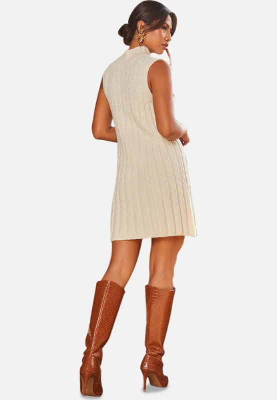 all-over-knitted-cable-high-neck-mini-dress-in-cream