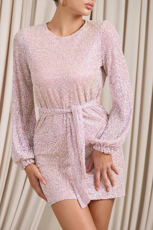 astrological-nude-mix-sequin-long-sleeve-mini-dress-cl127226114