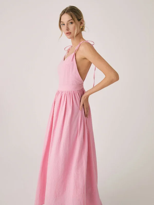 backless-cotton-linen-lace-up-long-dress