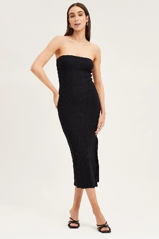 black-bandeau-knit-midi-dress-ed9126-40mb