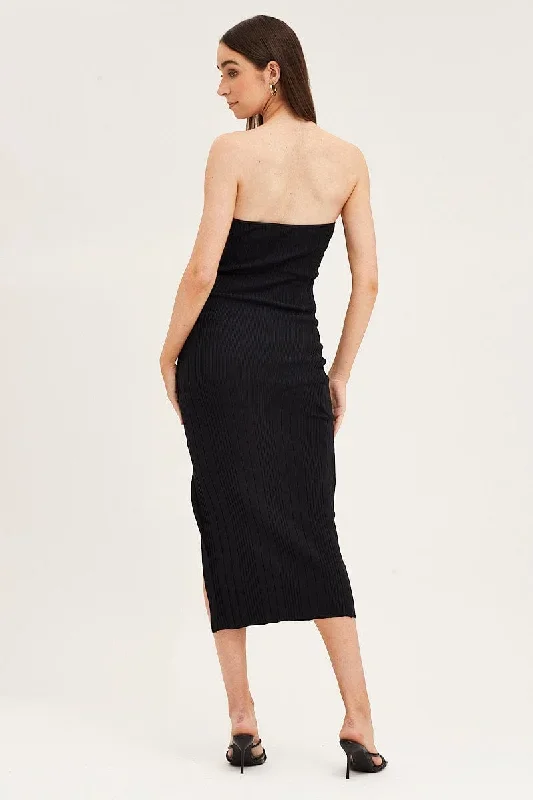 black-bandeau-knit-midi-dress-ed9126-40mb