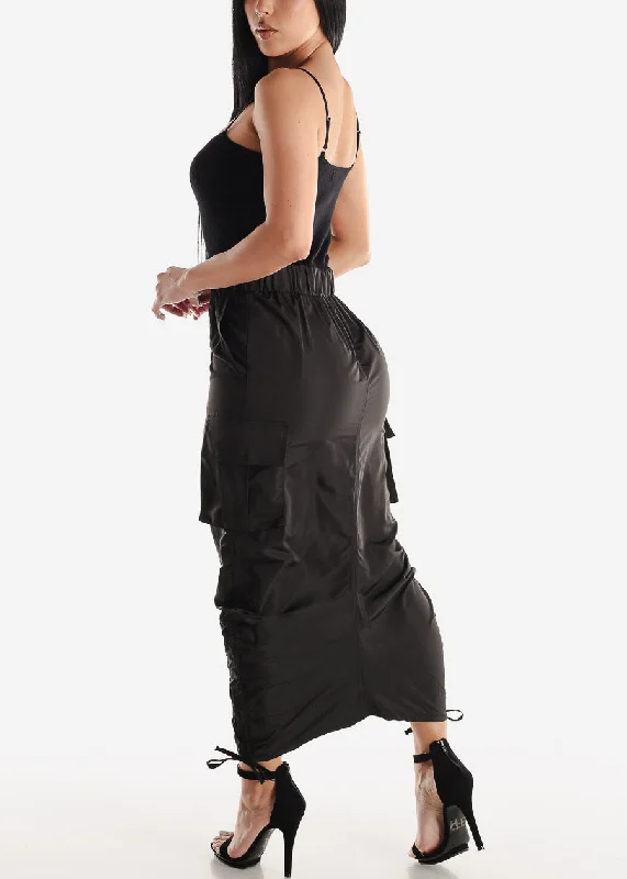 black-bodycon-cargo-utility-maxi-dress-d2118blk