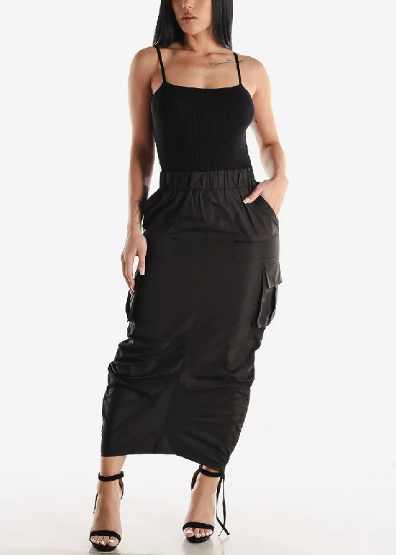 black-bodycon-cargo-utility-maxi-dress-d2118blk