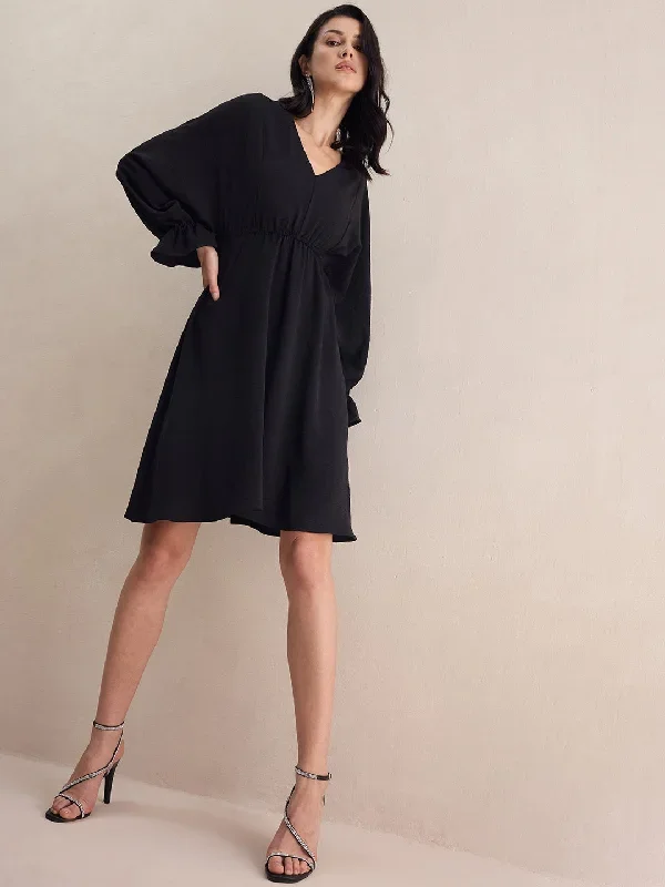 black-kimono-sleeve-midi-dresss-ff-5251