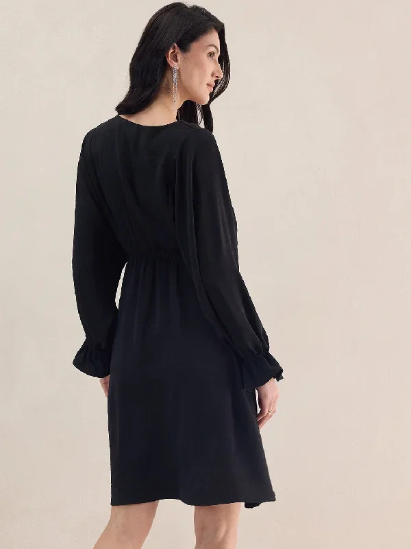 black-kimono-sleeve-midi-dresss-ff-5251