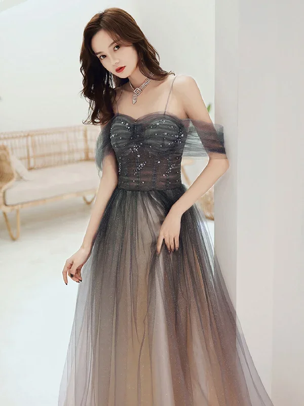 champagne-a-line-off-shoulder-tulle-long-prom-dress