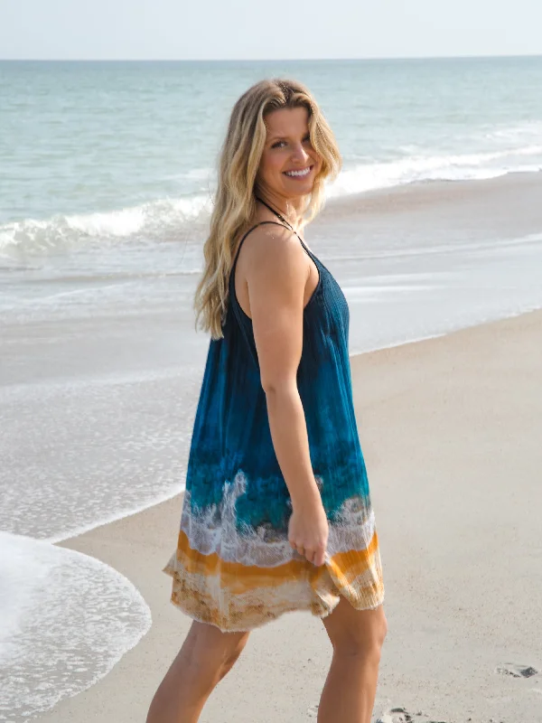 coco-cotton-gauze-mini-dress-navy-beach