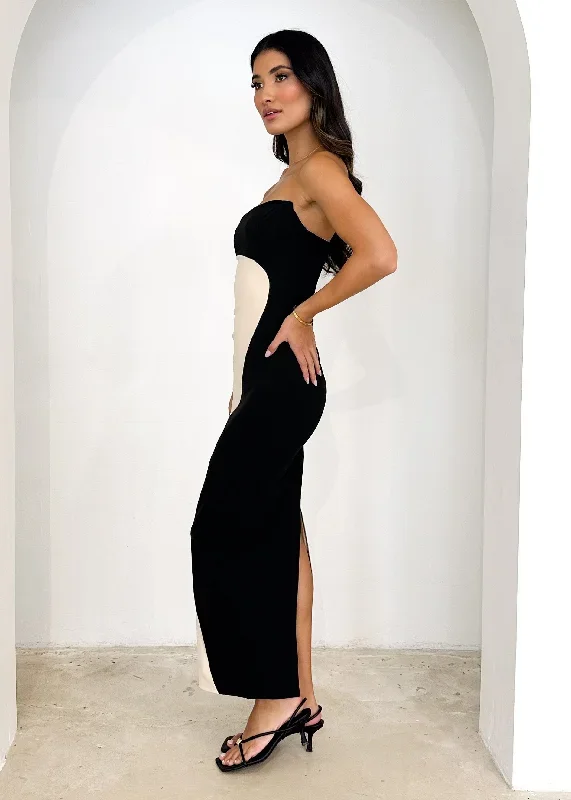 dahlor-strapless-maxi-dress-black-splice