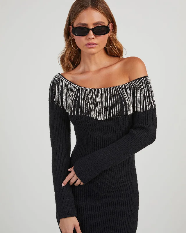 dante-off-the-shoulder-rhinestone-fringe-midi-dress