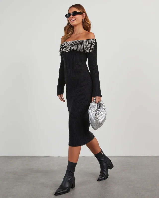 dante-off-the-shoulder-rhinestone-fringe-midi-dress