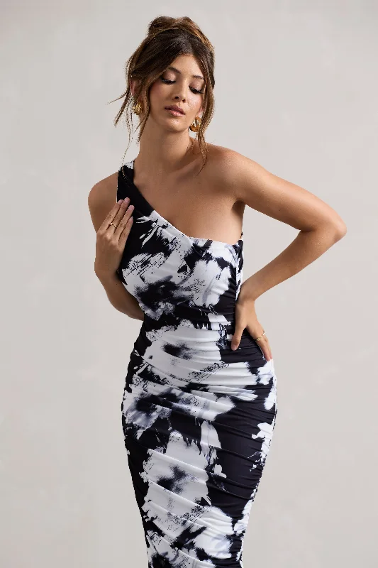 dorit-monochrome-floral-print-one-shoulder-asymmetric-ruched-midi-dress-cl129293225