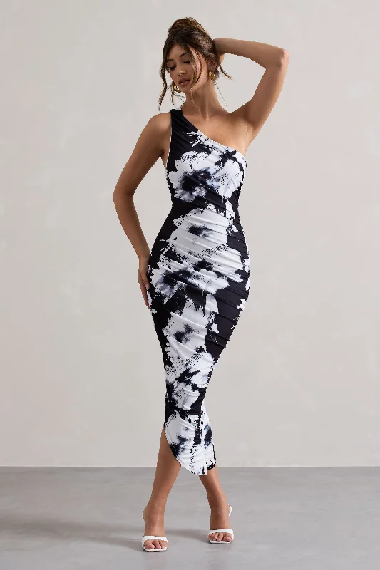 dorit-monochrome-floral-print-one-shoulder-asymmetric-ruched-midi-dress-cl129293225