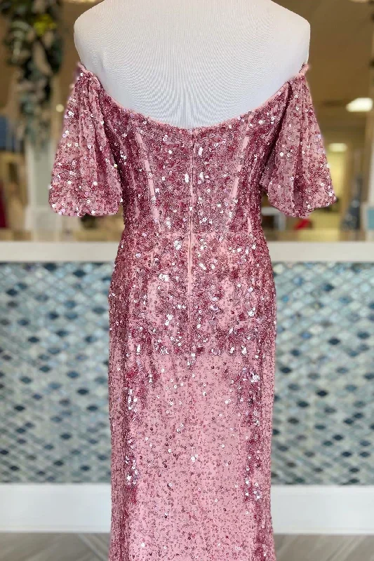 dusty-rose-off-the-shoulder-beaded-sequins-long-prom-dress