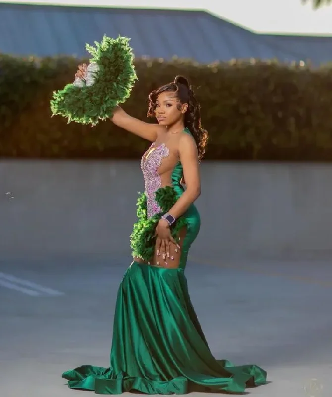 emerald-green-sparkly-long-evening-ceremony-dresses-for-black-girl-2024-luxury-diamond-feather-sheer-prom-birthday-party-dress