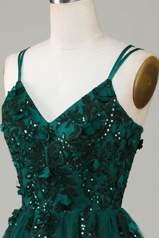 emerald-green-v-neck-a-line-homecoming-dress-with-appliques