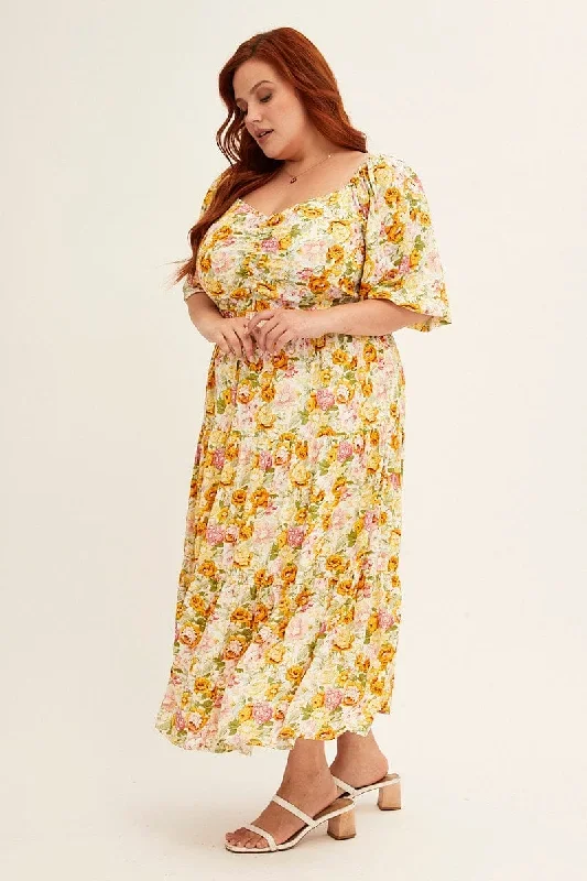 floral-prt-short-puff-sleeve-multi-floral-rayon-midi-dress-ced31645-81a-1