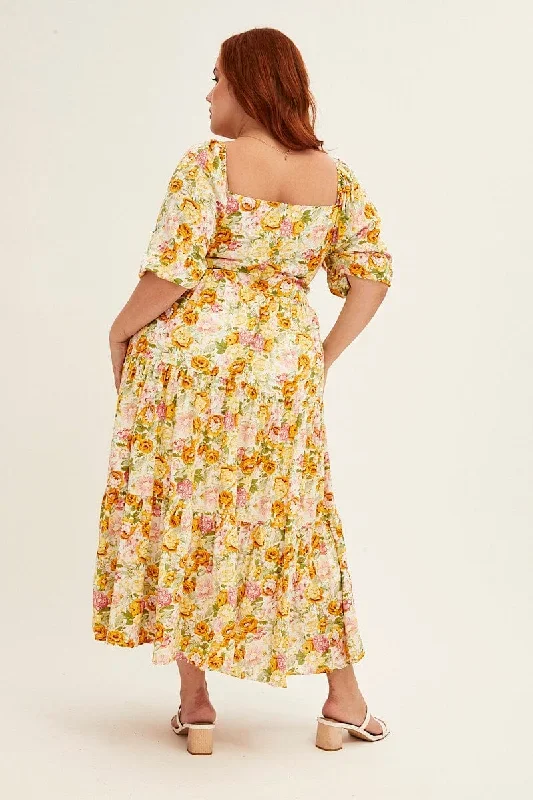 floral-prt-short-puff-sleeve-multi-floral-rayon-midi-dress-ced31645-81a-1