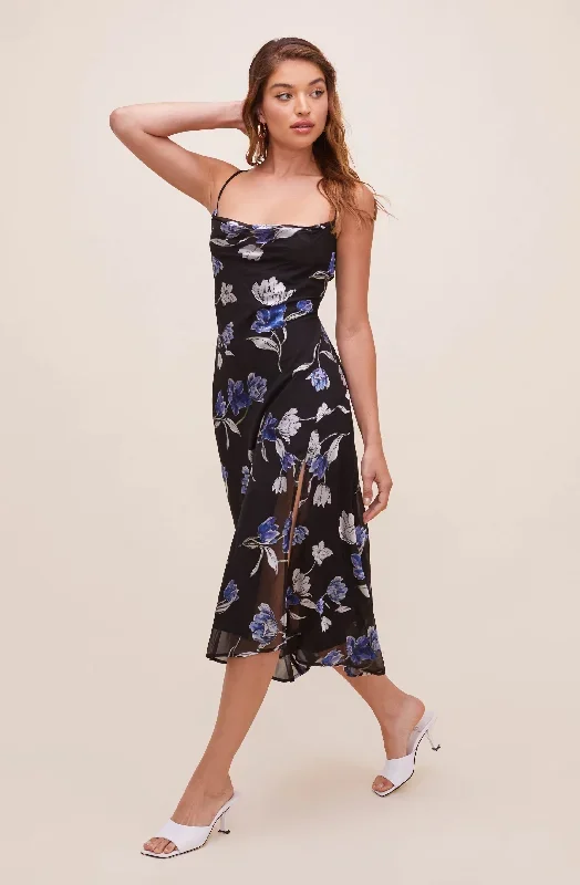 Black Cobalt Floral