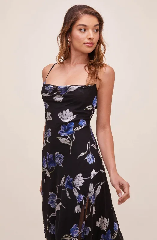 Black Cobalt Floral