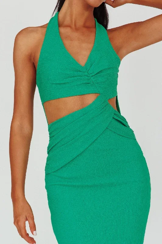 giulia-cut-out-ribbed-halterneck-midi-dress-green