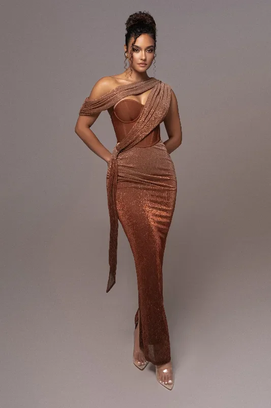 gold-celestina-draped-maxi-dress