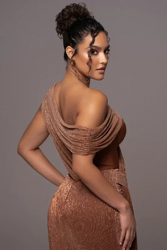 gold-celestina-draped-maxi-dress