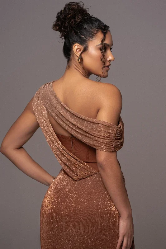 gold-celestina-draped-maxi-dress