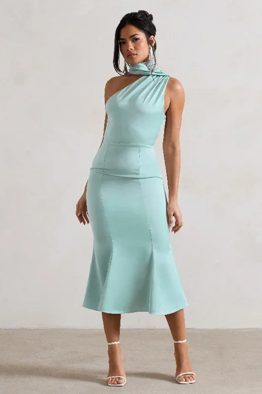 golden-girl-mint-satin-asymmetric-high-neck-flared-midi-dress-cl128878003