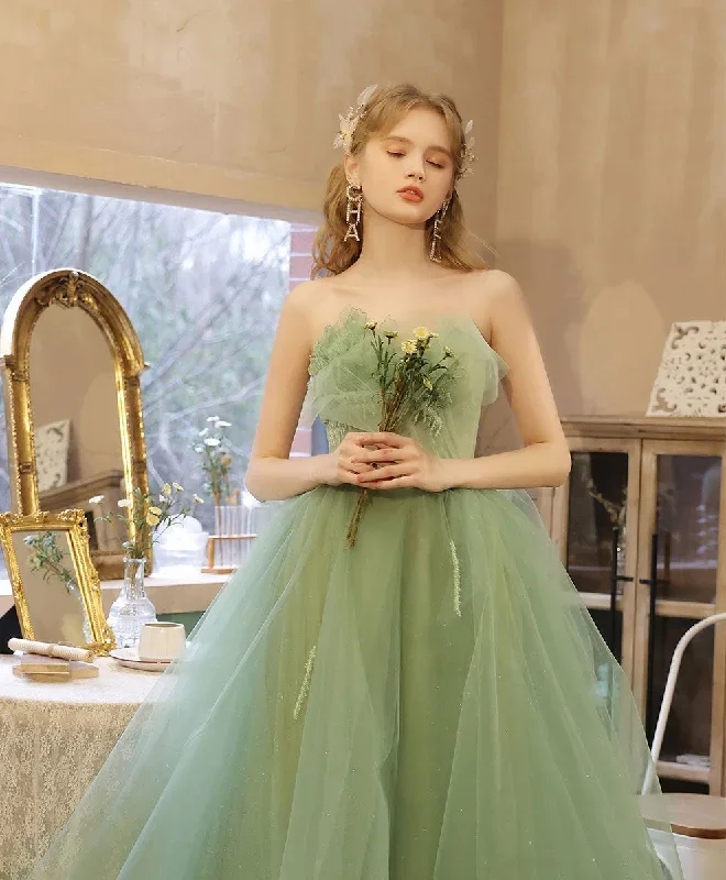 green-tulle-lace-tea-length-prom-dress-green-tulle-formal-dress