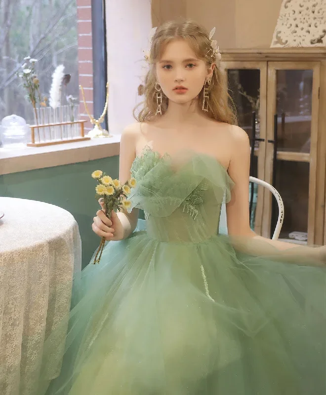 green-tulle-lace-tea-length-prom-dress-green-tulle-formal-dress