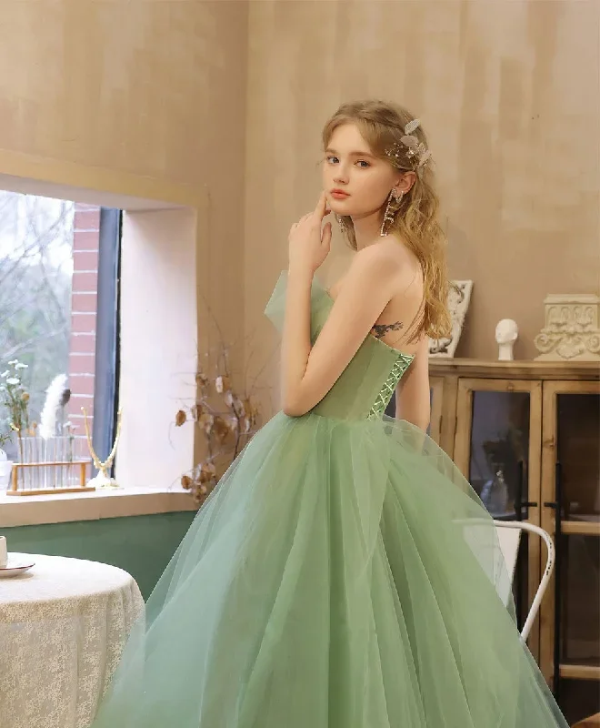 green-tulle-lace-tea-length-prom-dress-green-tulle-formal-dress