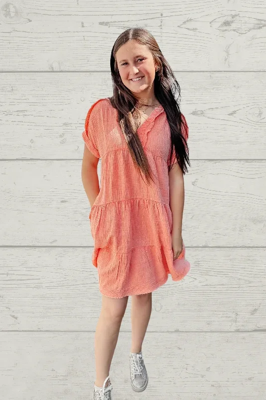 hazel-mineral-washed-tiered-dress-coral