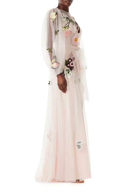 jewel-neck-puffed-sleeve-embroidered-tulle-gown-pale-pink