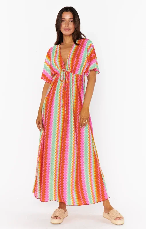 Kenzie Maxi Dress ~ Cabo Groovy Knit