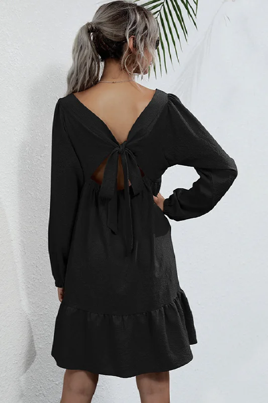 knot-back-square-neck-dress