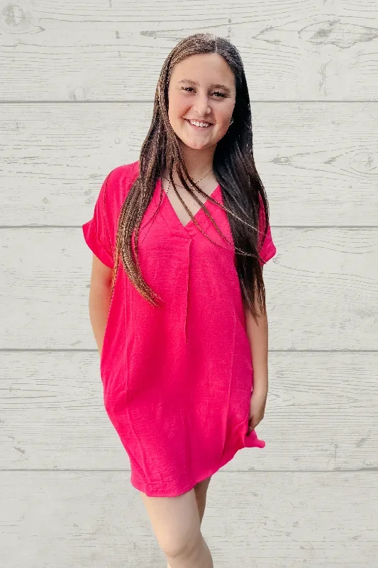 Kris Krinkle Pink Knit Dress