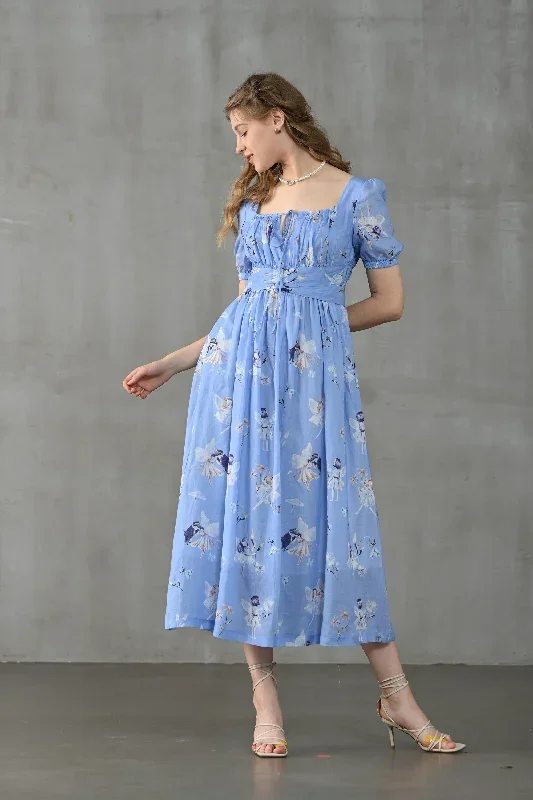 linen-floral-dress-fairy-linen-dress-blue-linen-dress-princess-linen-dress-maxi-floral-dress-linennaive