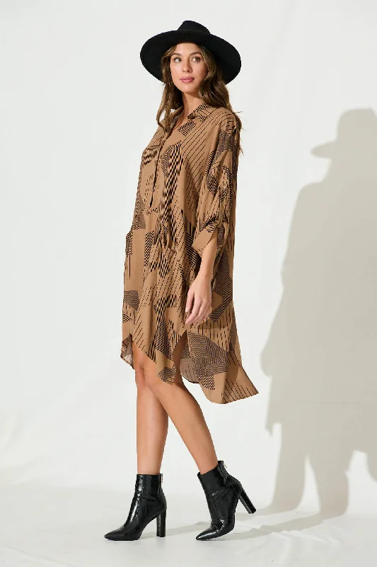 london-midi-smock-dress-in-brown-print