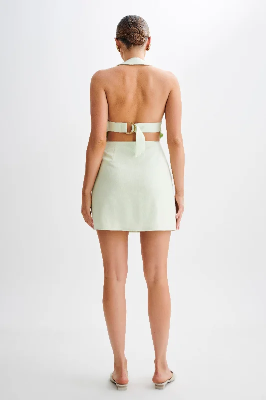 lorraine-linen-halter-mini-dress-mint