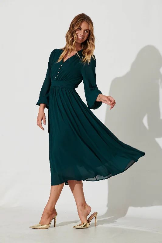 lustre-midi-dress-in-emerald-chiffon