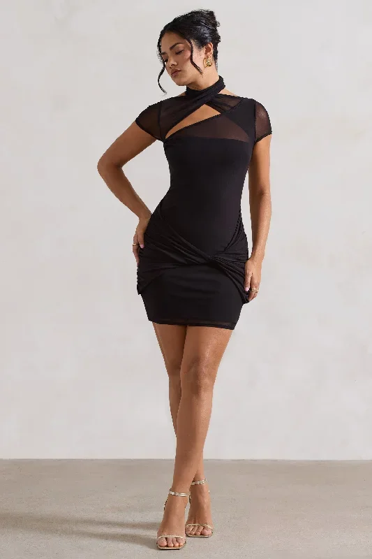 mandi-black-mesh-halter-neck-cut-out-mini-dress-cl134998002