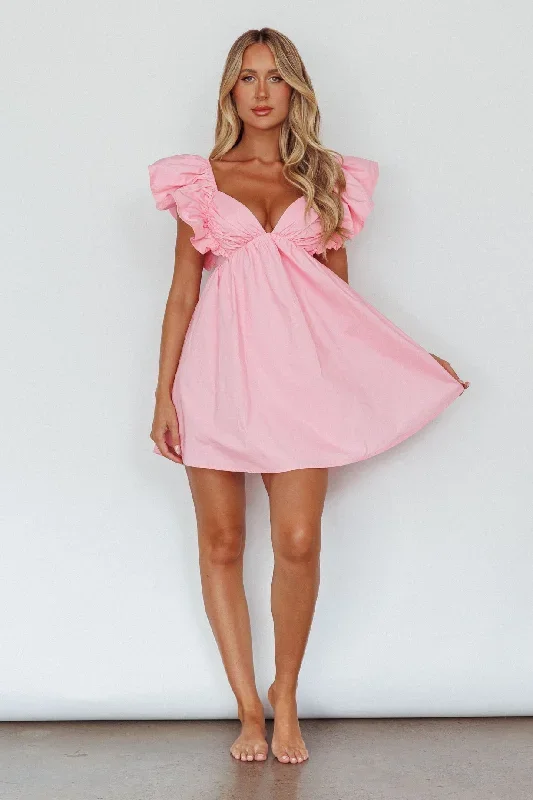 marlina-ruffle-sleeve-babydoll-mini-dress-soft-pink