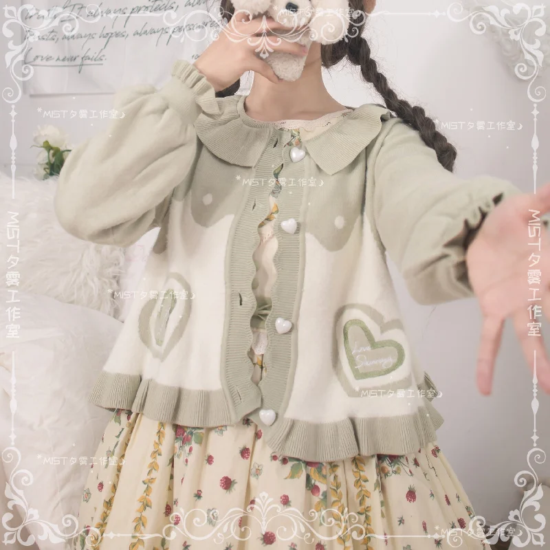 mist-beating-heart-sweet-lolita-thick-sweater-coat-puff-sleeve