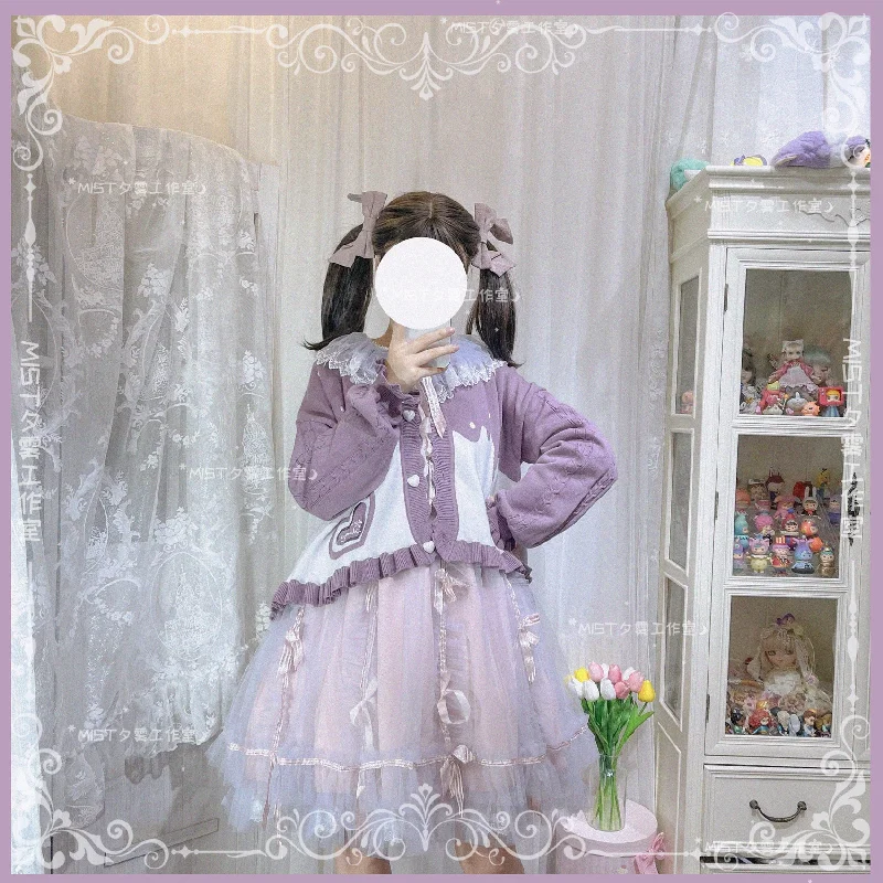 mist-beating-heart-sweet-lolita-thick-sweater-coat-puff-sleeve